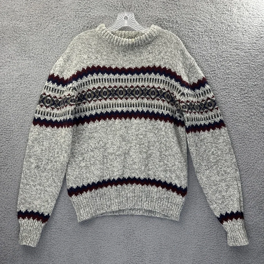Vintage Northwest Territory Knit Sweater Fair Isle‎ Preppy Cabincore Men's Large
